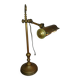 Antique brass notary lamp, desk lamp.