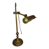 Antique brass notary lamp, desk lamp.