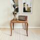 Sculptural side table in solid wood - Reinterpreted Louis XV style