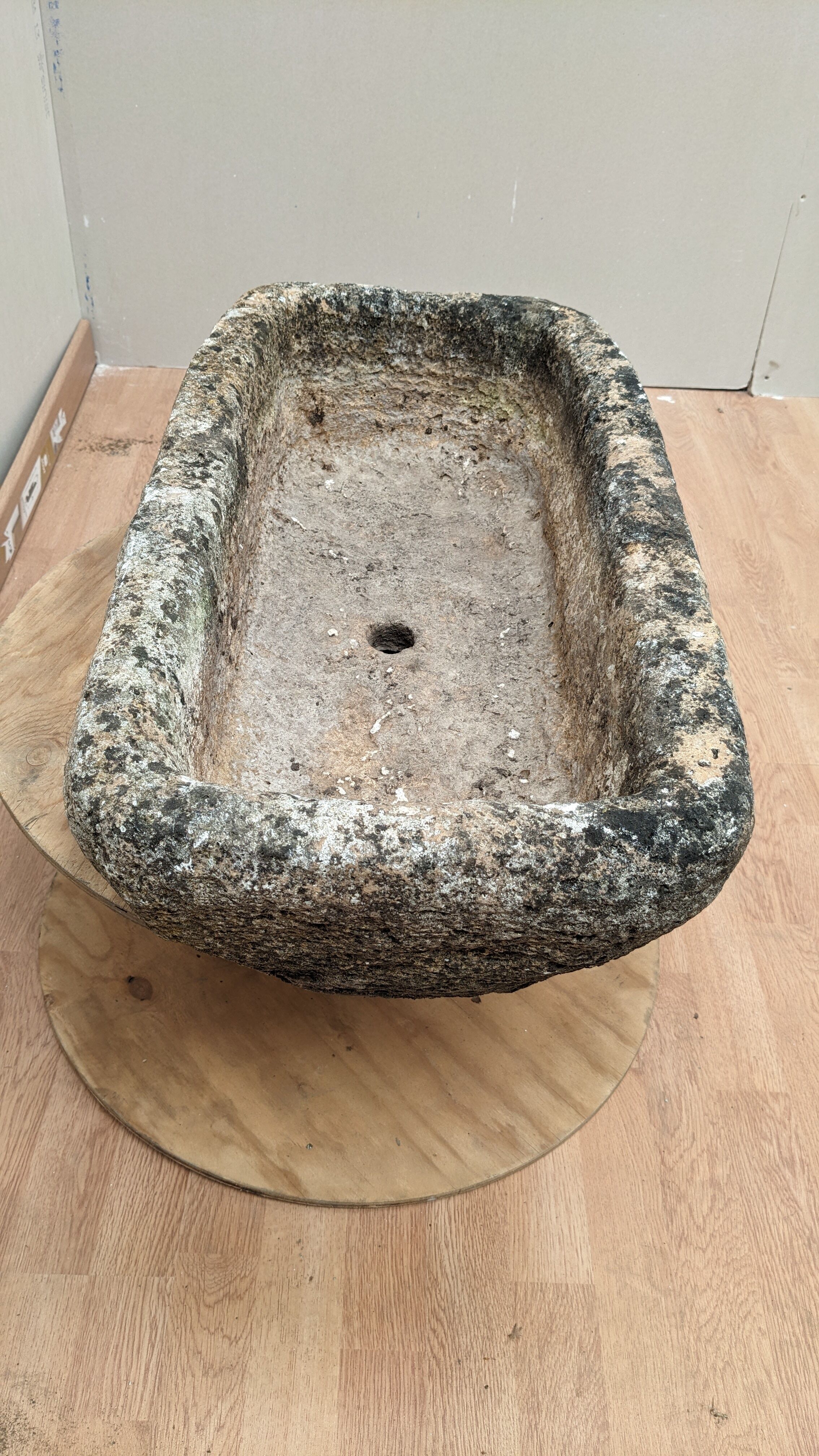 Natural stone basin