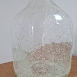 Biot bubble glass bottle