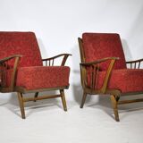 Ensemble de fauteuils cocktail français du milieu du siècle des années 1960