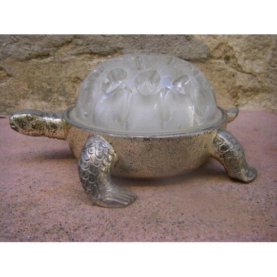 Vintage flower turtle