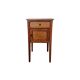 Antique French Bedside Table With Marble Top, early 1900s