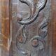 Pair of decorative wall panels in carved wood from the 19th century.