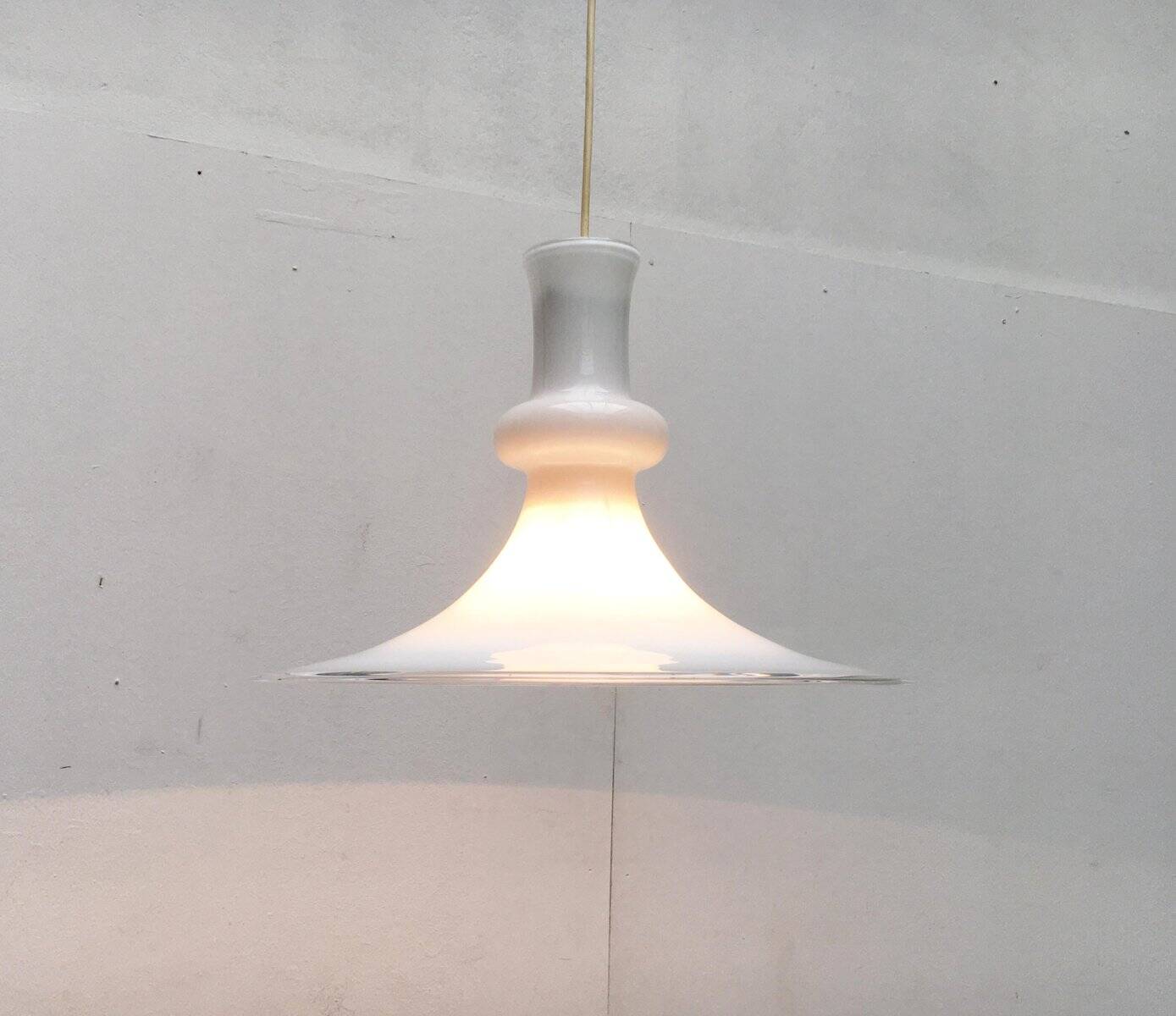 Vintage glass suspension by Michael Bang for Royal Copenhagen.