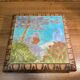 Antique trivet Enamels of Longwy woman landscape decoration