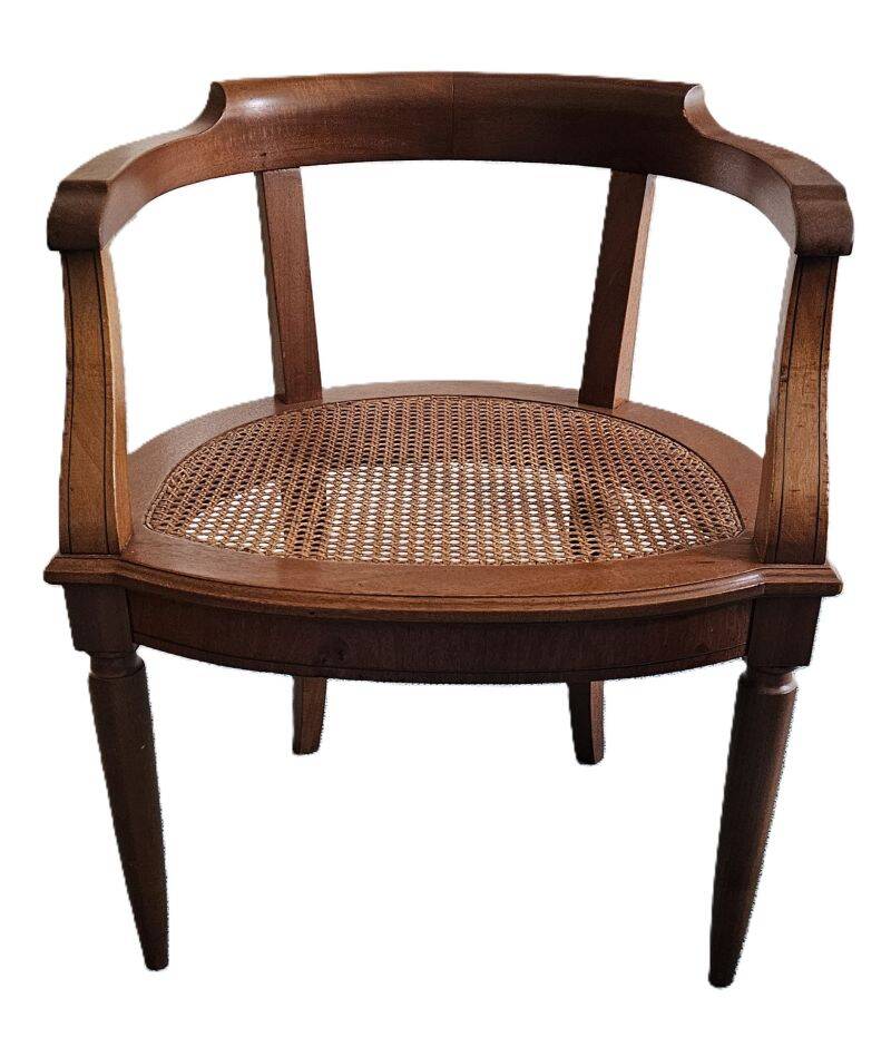 Fauteuil Gondole Assise Cannée