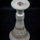Ceramic candle holder with geometric decoration by Huguette Bessone - Vallauris