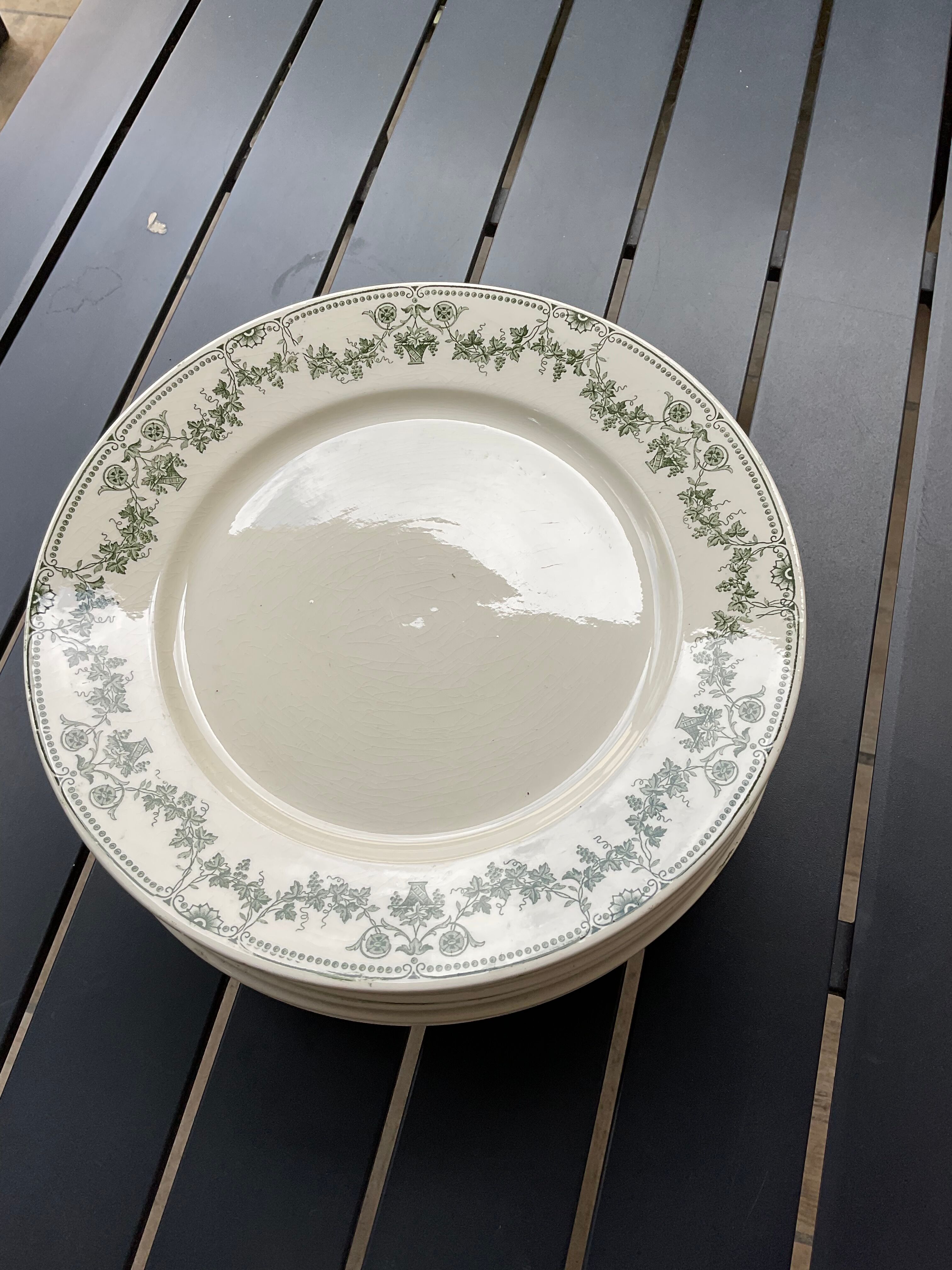 10 flat plates .model champagne .badonvillers