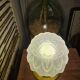 Vintage Art Deco table lamp with its artichoke globe.