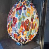 Table Lamp Modern Murano Glass Millefleurs Design Egg New