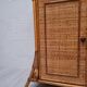 Bamboo and rattan chest of drawers from the 60s