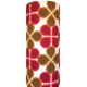 Cordoba floor lamp - red opaline 70s - vintage fabric