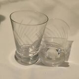 Ensemble verres cristal ciselé