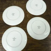 Set of 4 Dessert Plates Villeroy & Boch "Manufacture Rouge" 22cm