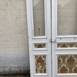 Series of three glass doors