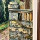Oil on canvas wooden frame "In the Esterel"