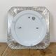 Vintage Glass Wall or Ceiling Light, 1970s