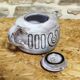 Enamelled ceramic tea set