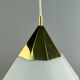 Suspension Limburg verre espace age design 60s 70s