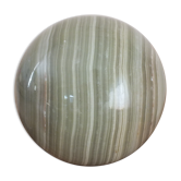 Green decorative mineral ball or sphere in marble n°10