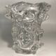 Vase en cristal à décor de picots en relief 1,8 kg