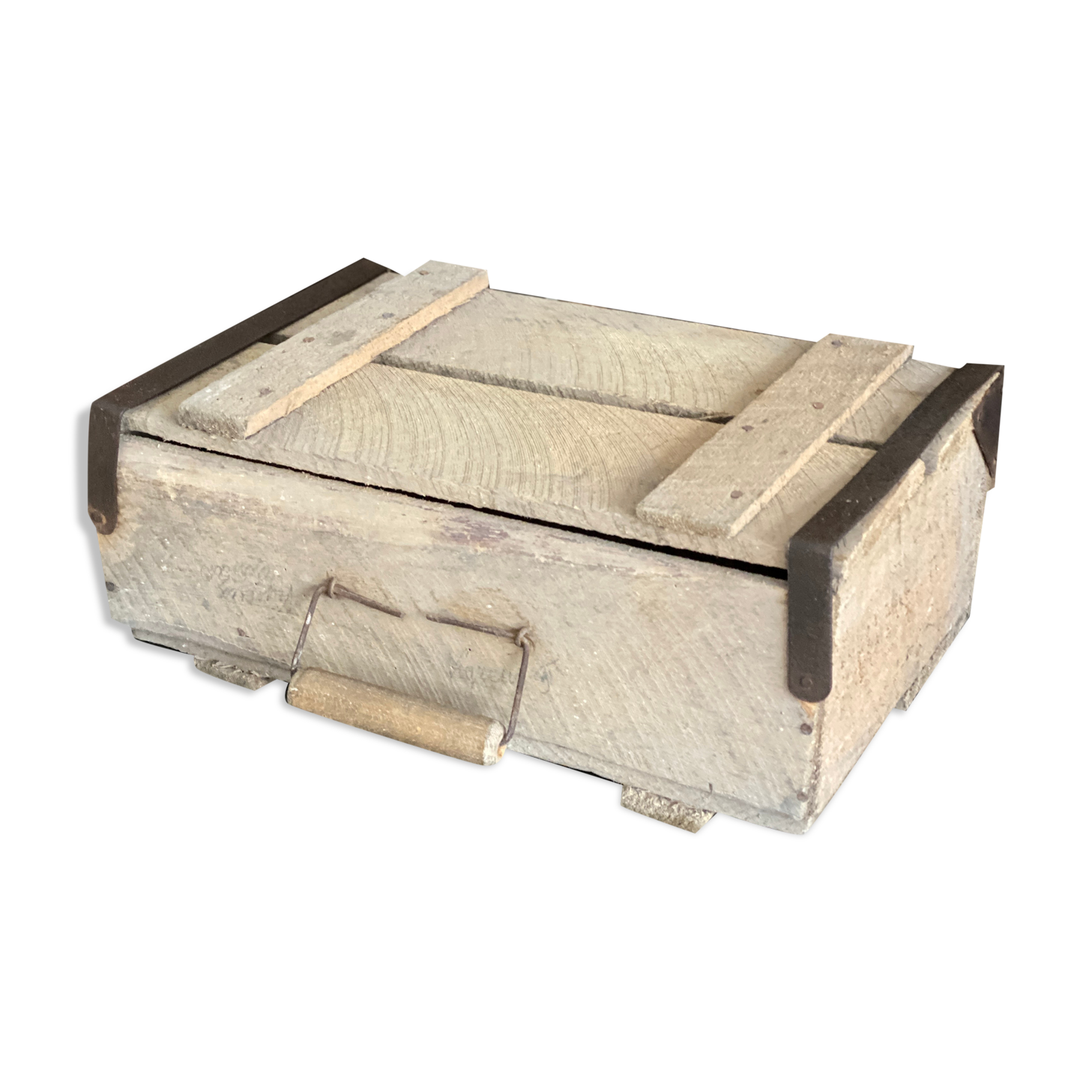 Old wooden box