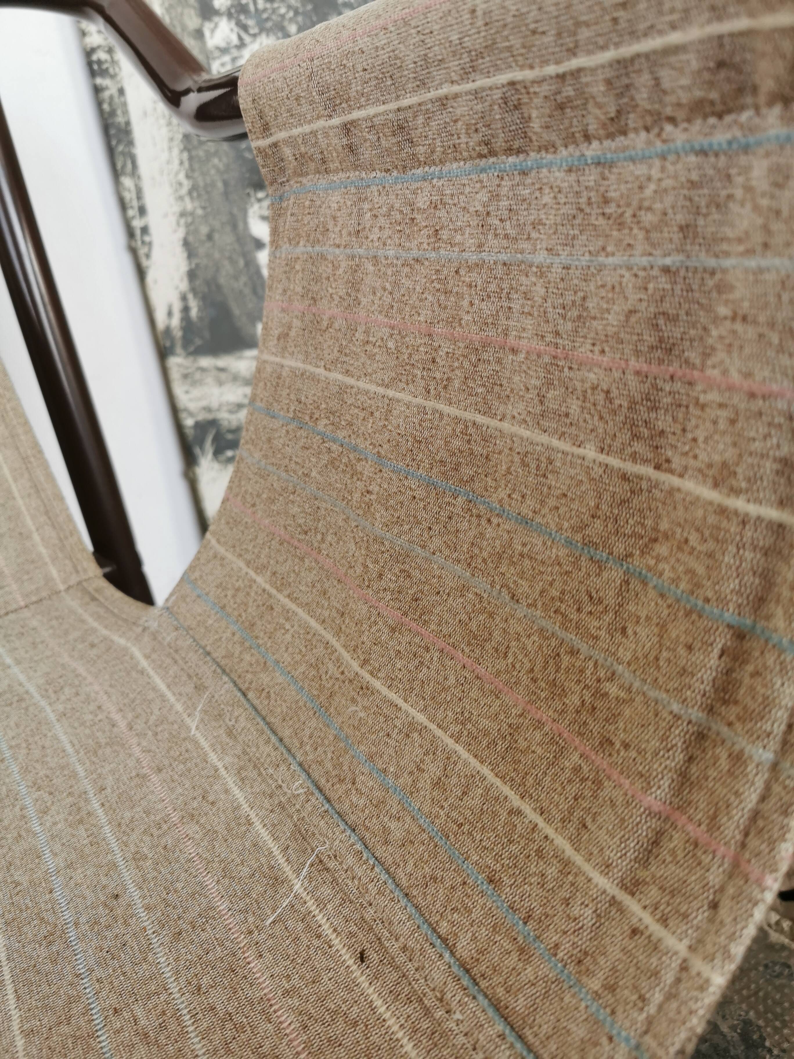 Tubular metal bench from the 80s