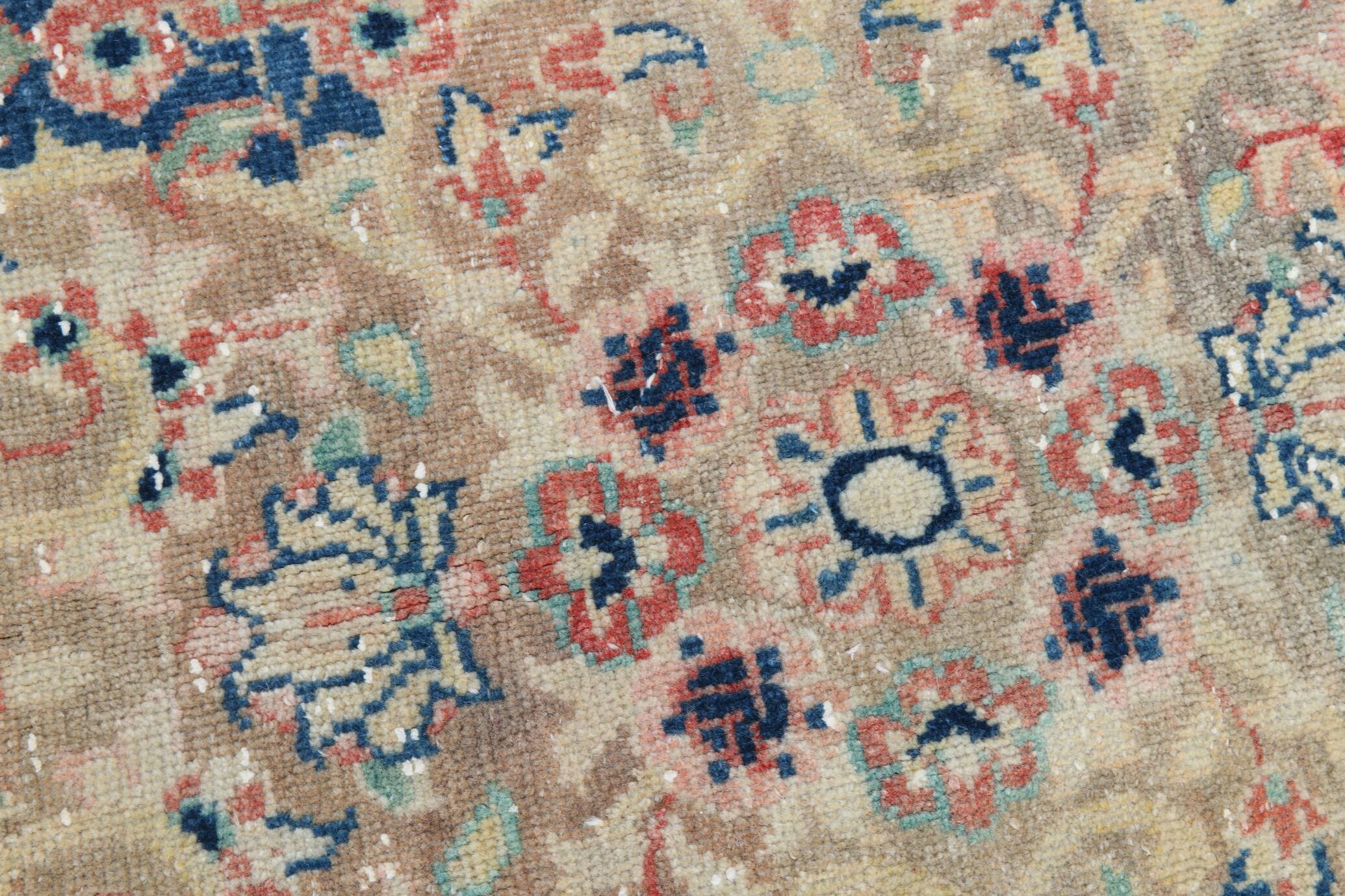 Classic Red & Blue Oversize Vintage Rug, 310x404Cm