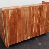 Wooden dresser with 8 drawers and 2 doors