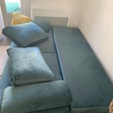Velvet sofa