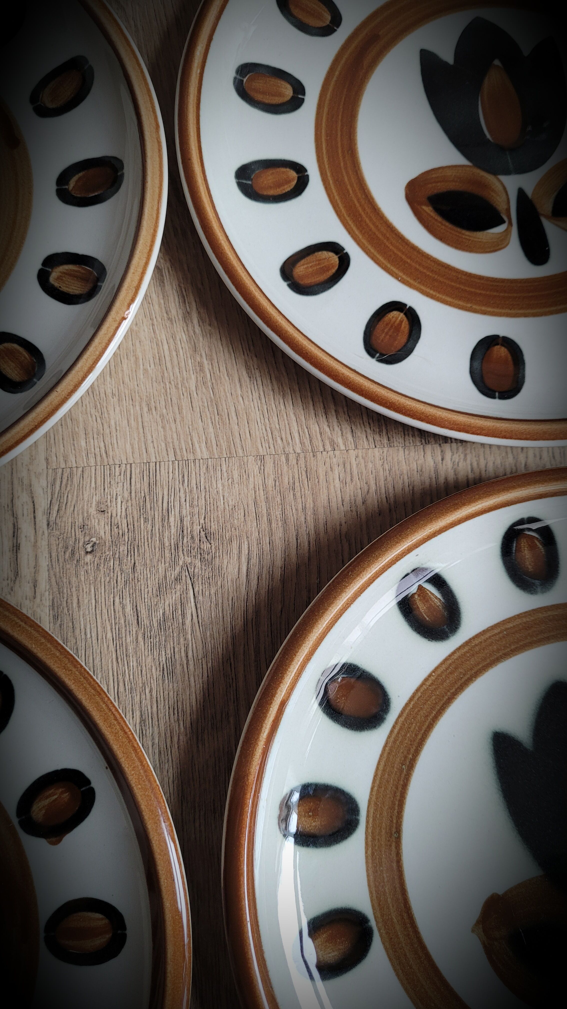 Set 6 Kimono plates