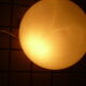 Plafonnier globe rond en verre opaline blanc
