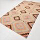 Tapis de sol tribal kilim vintage vert clair, 176x301 cm