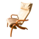 Scandinavian Leather Lounge Chair Westnofa Relax, 1980s