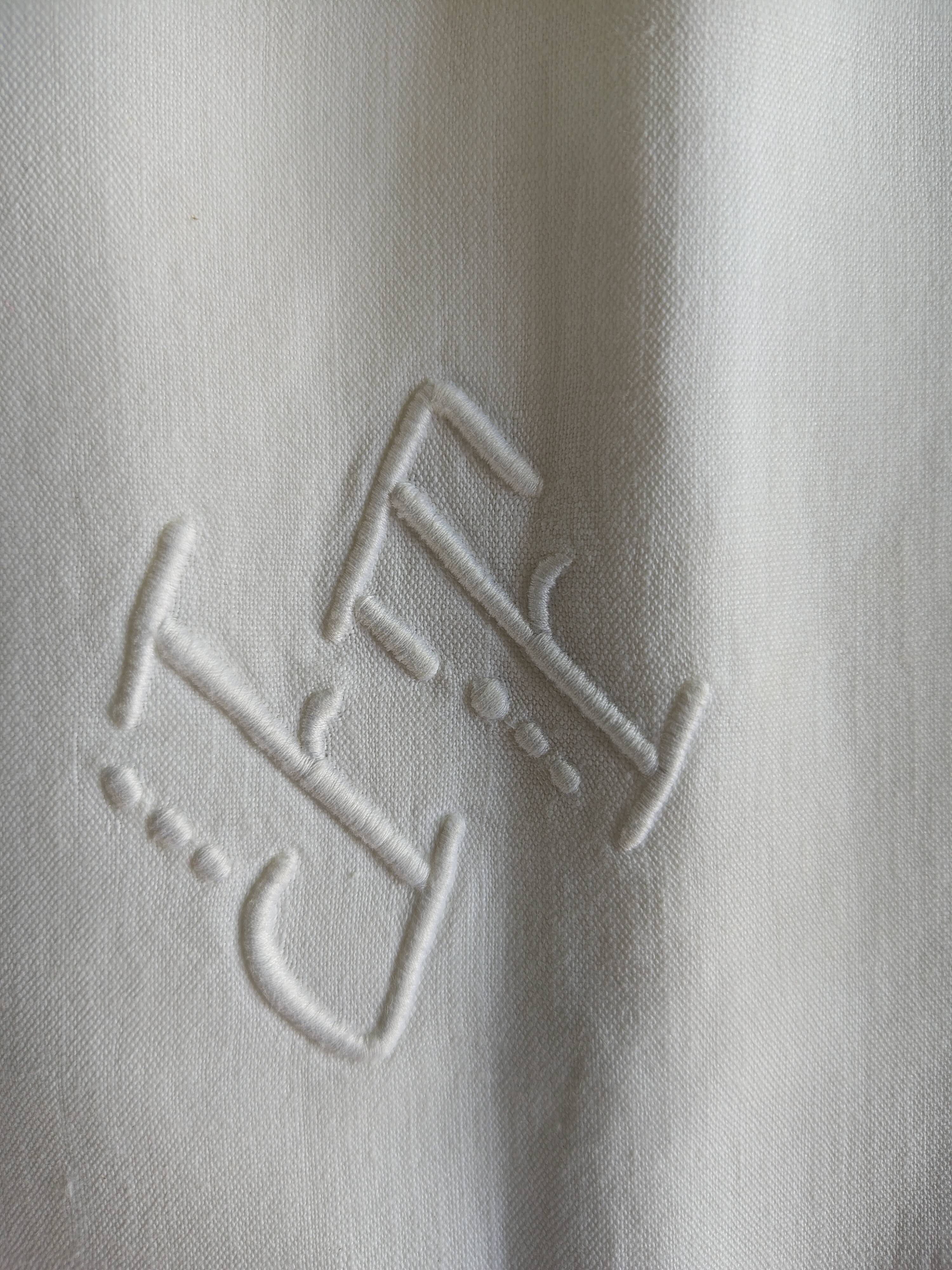Old white fabric