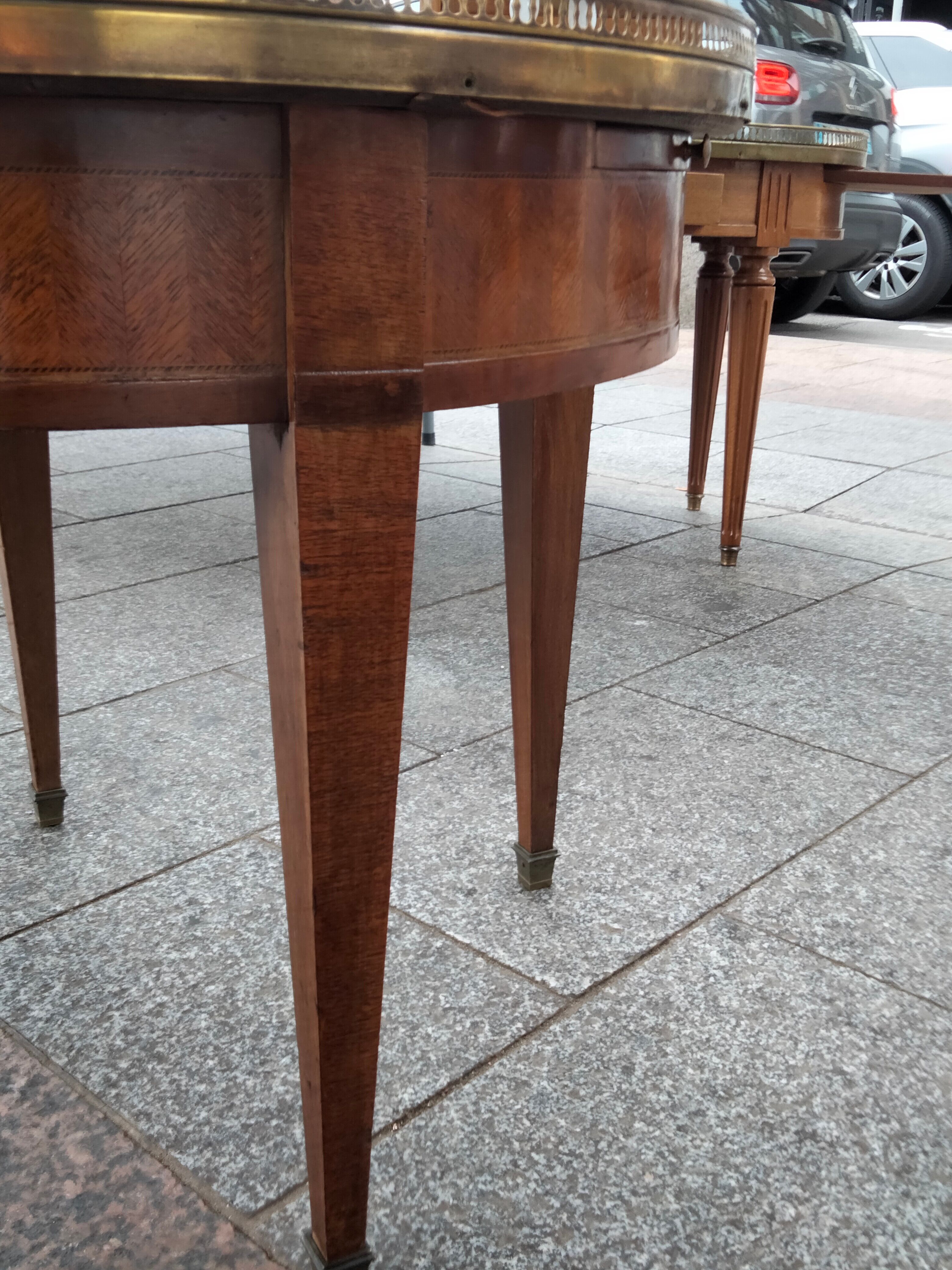 Coffee table hot water bottle old style Louis XVl