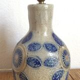 Pied de lampe en céramique par Jean Claude Monange, années 60/70