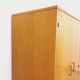 Vintage oak wardrobe from the 1960s.