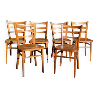 6 60s bistro chairs