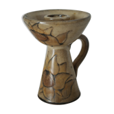 Ceramic candle holder Vallauris decoration Sunflower