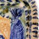 Grand plat Art brut