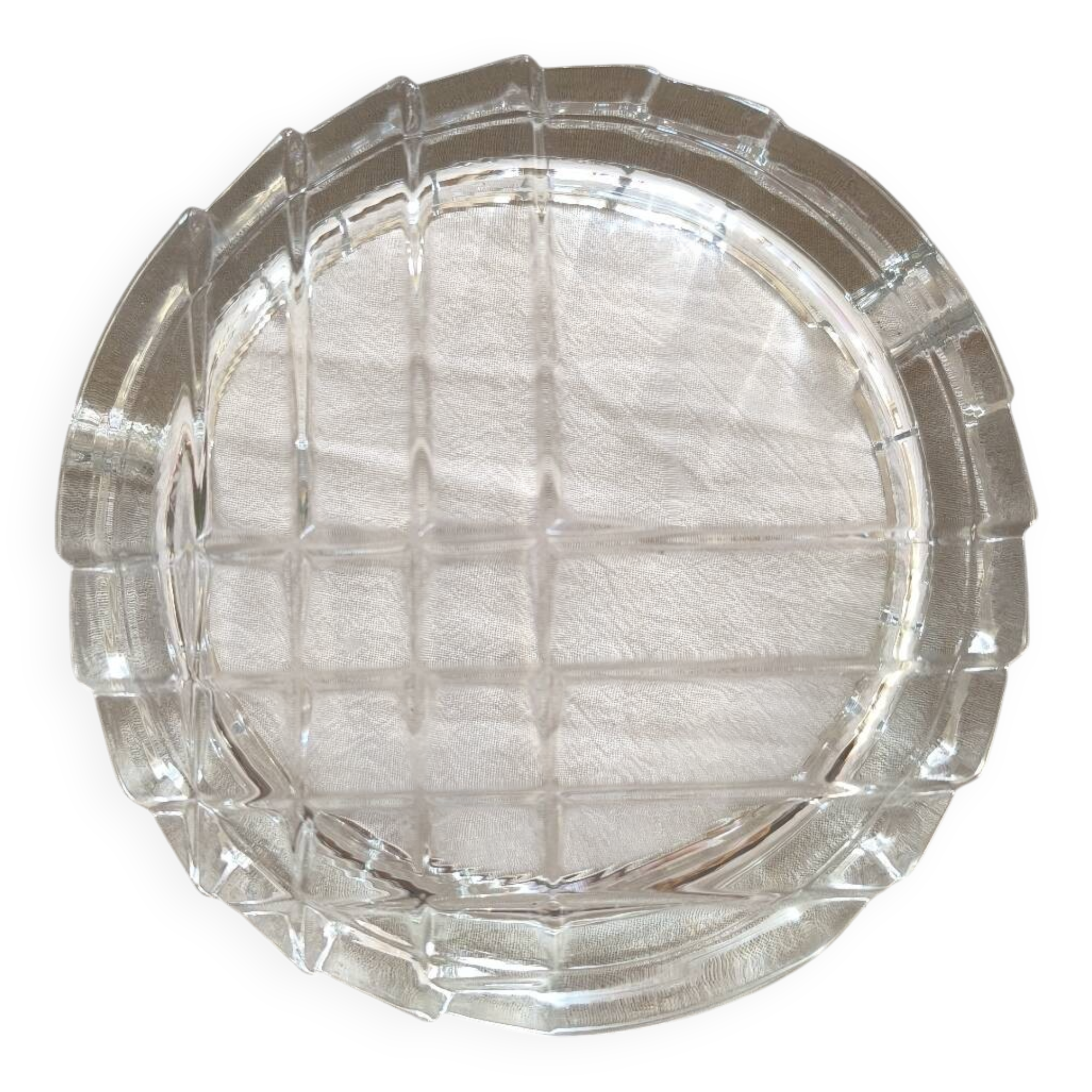 Large glass ashtray