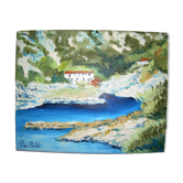 Huile sur toile de Patrice Skrabal Calanque de Morgiou