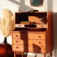 Secrétaire scandinave en teck - MSE Mobler 1960