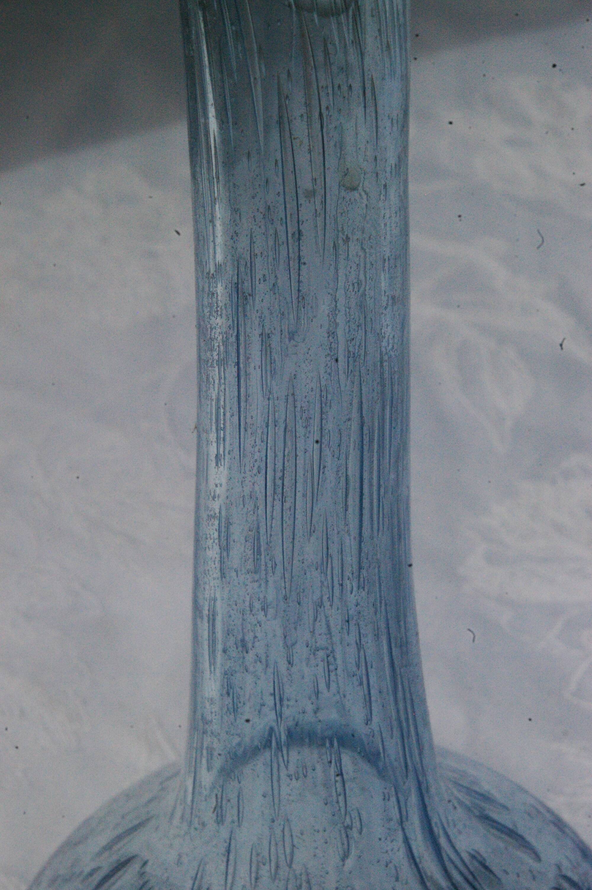 Soliflore vase in bubbled glass from Biot