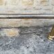 brass bed