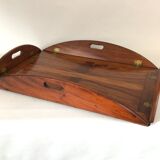 Marine coffee table mahogany "butler" top