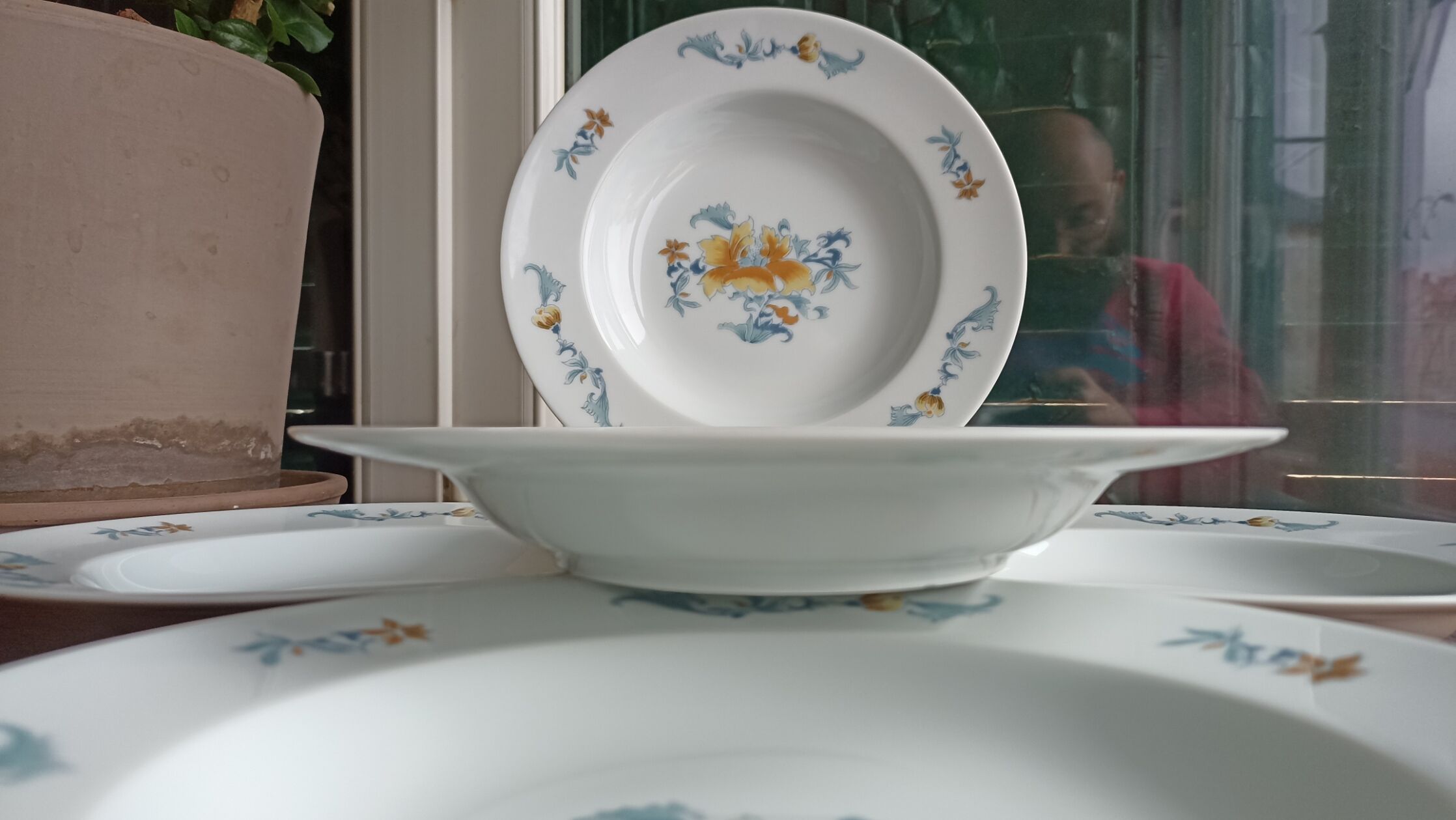 5 hollow plates in Limoges porcelain by Bernardaud - Lhasa Soap